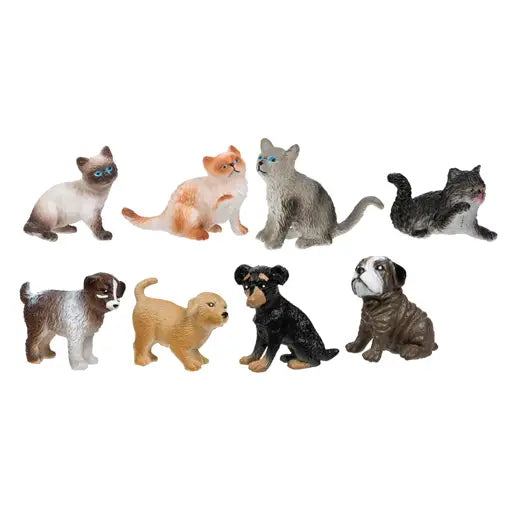 Mini Puppy & Kitty Figures