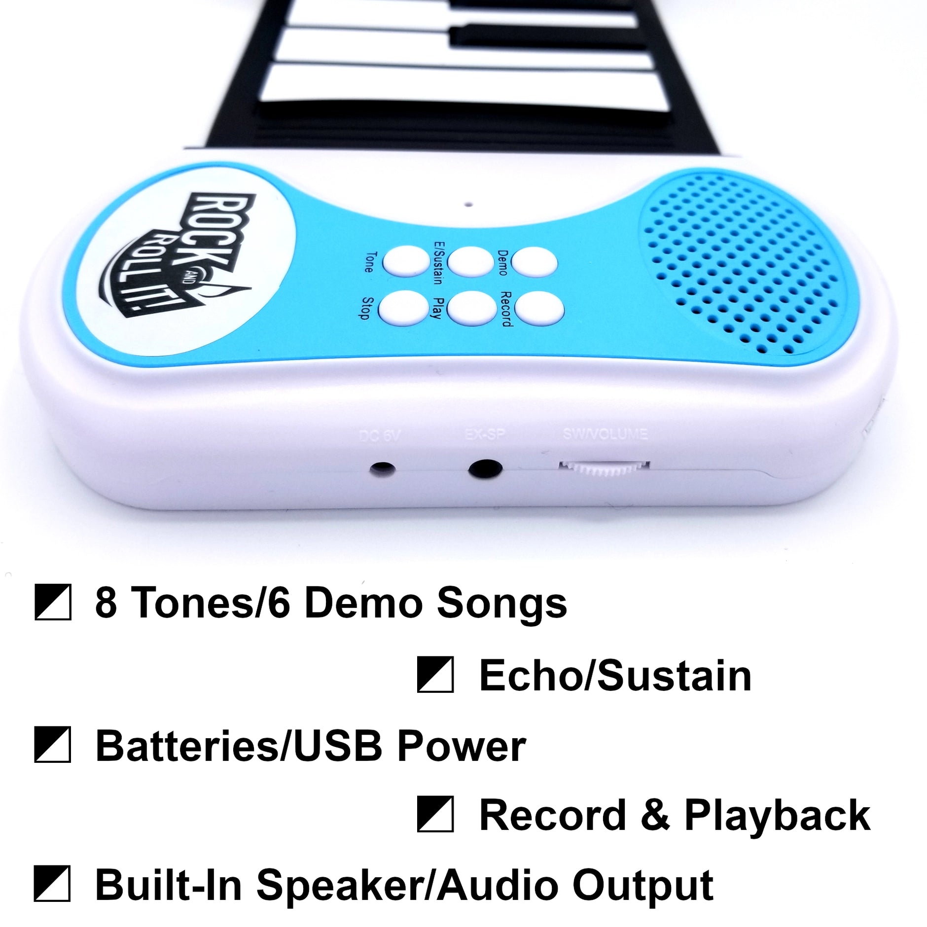 Classic Piano - 49 Standard Keys Electronic Silicone Pad