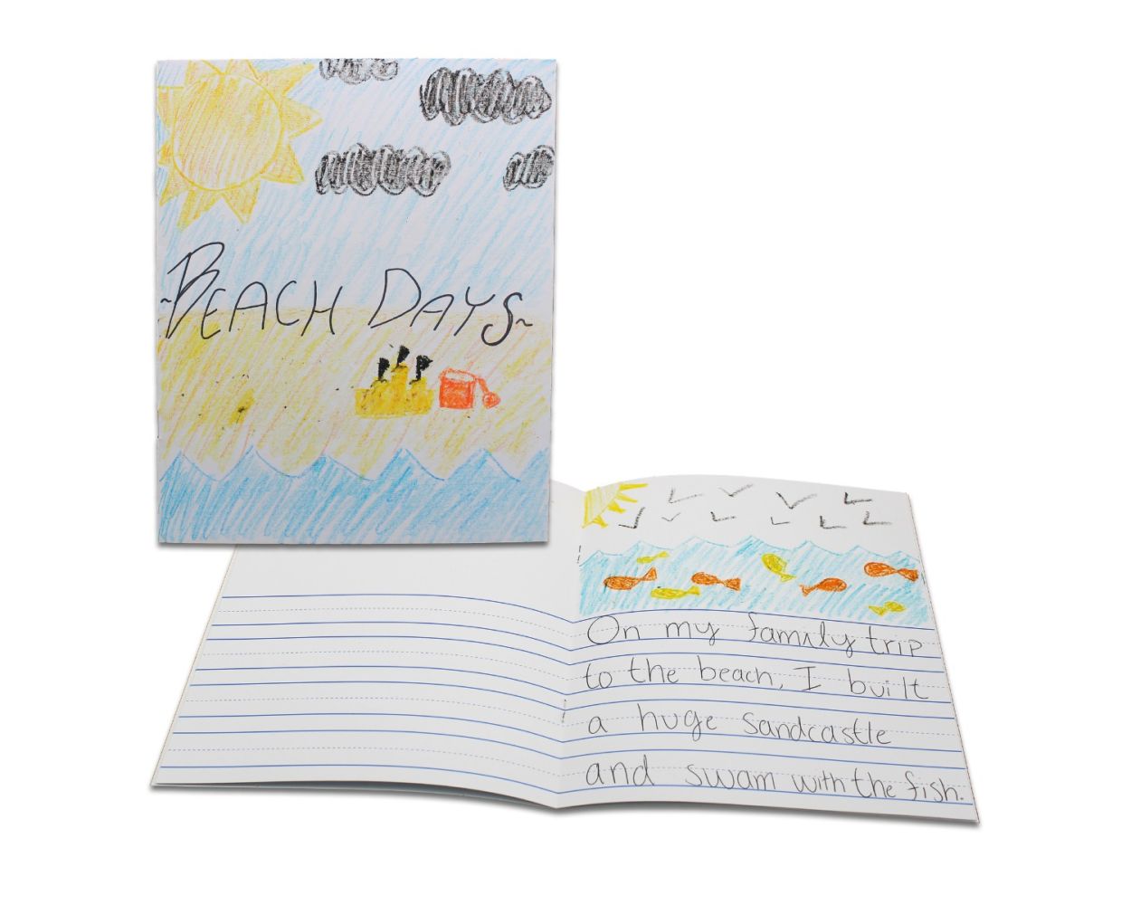 Storybook Soft Cover Lined Book, Portrait 8.5" x 11"