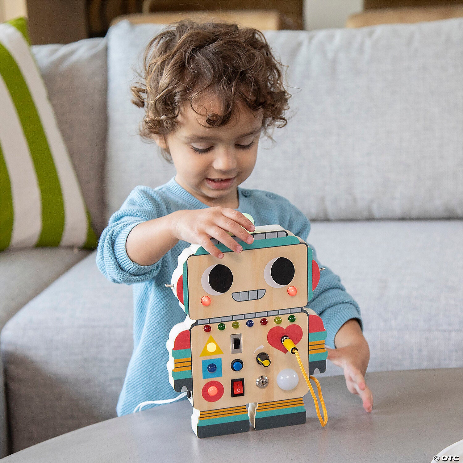 Blinkity Bot Light Up Busy Board for Toddlers