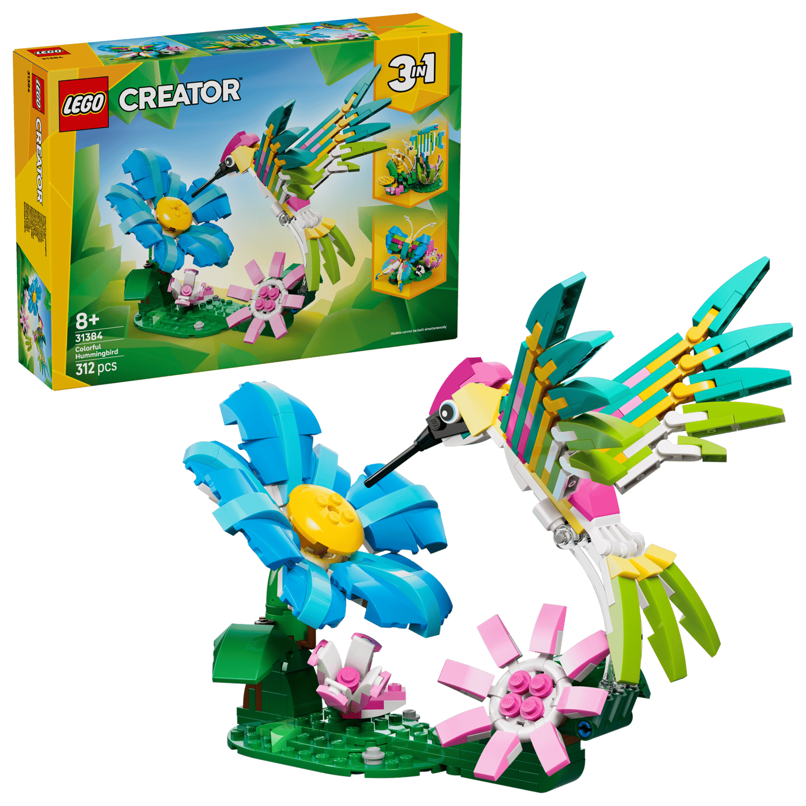 LEGO Creator 3-In-1 Wild Animals Colorful Hummingbird