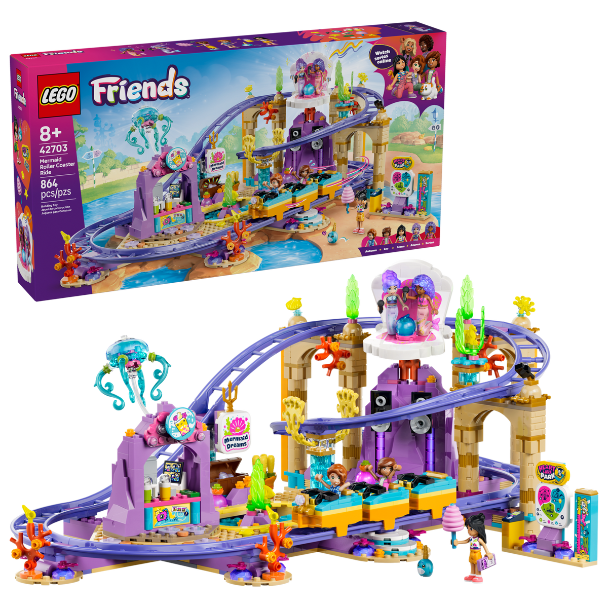 LEGO Friends Mermaid Roller Coaster Ride