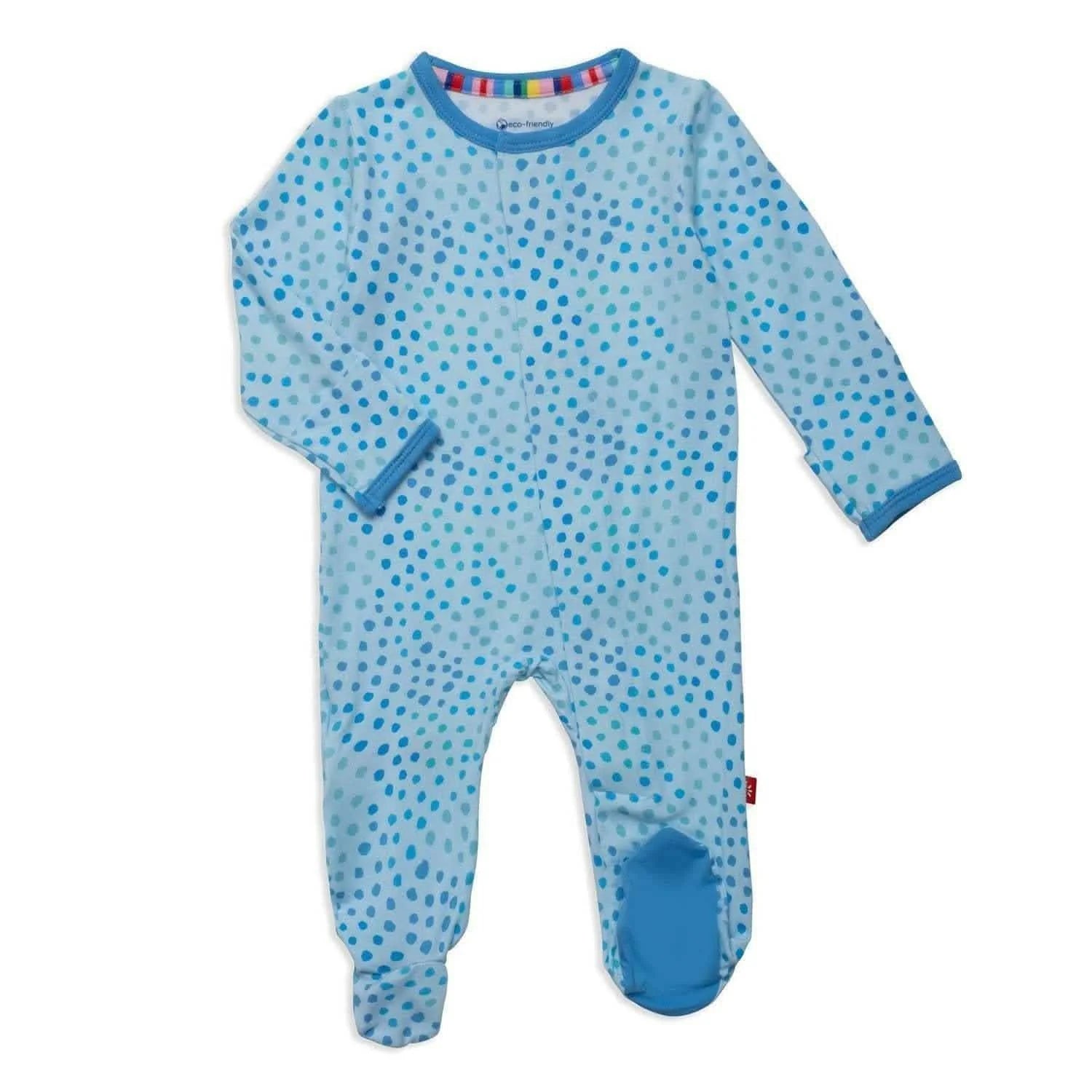 Magnetic Me Blue Sparkle Modal Footie