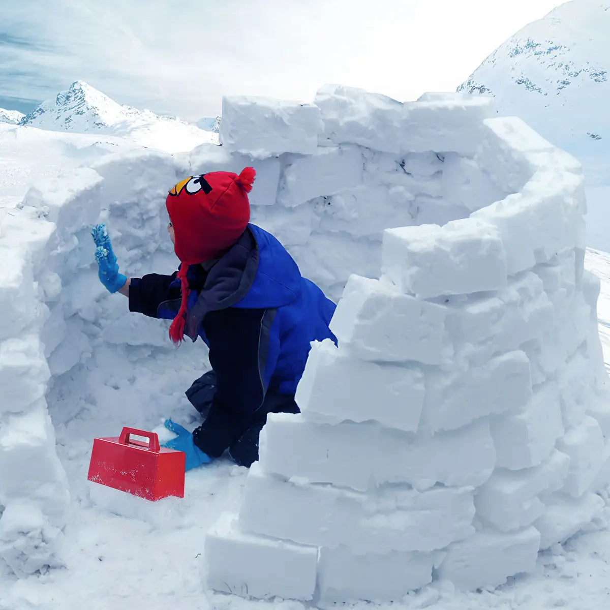 4 PC SNOW FORT BUILDING BLOCKS – The Fun Company