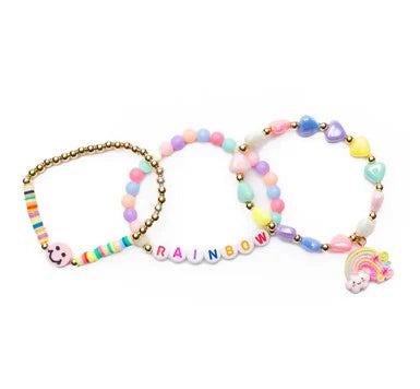 Rainbow Smiles 3pc Bracelet Set