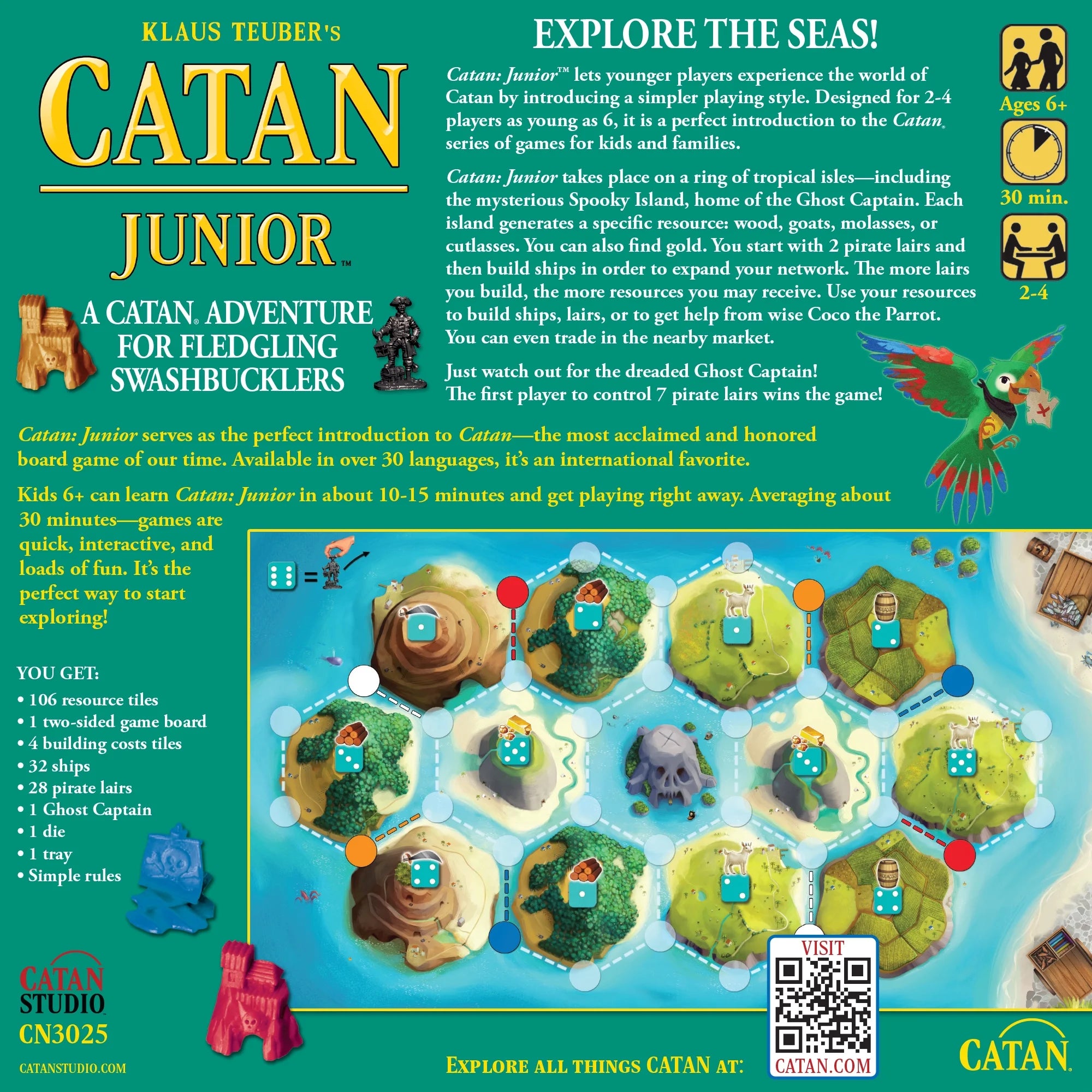 Settlers of Catan Junior Family Strategy Board Game