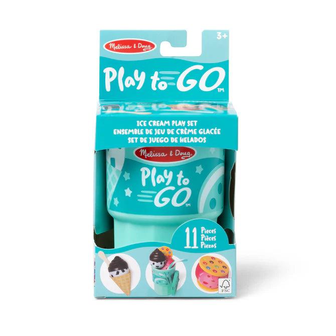 Melissa & Doug Play to Go Ice Cream Play Set