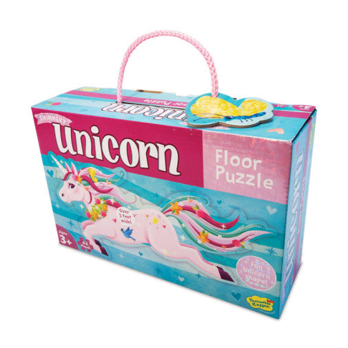 Shimmery Unicorn Floor Puzzle