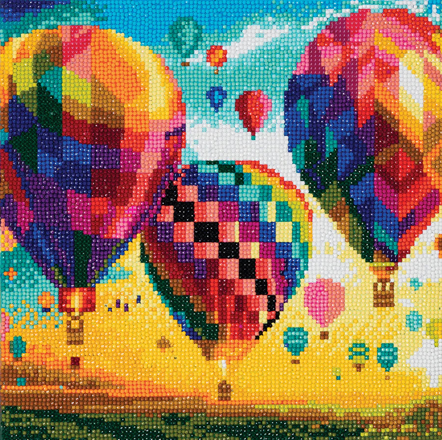 Crystal Art Kit - Hot Air Balloons