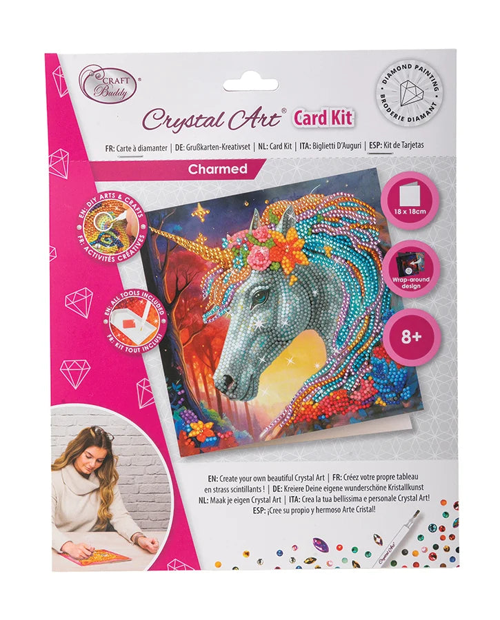 Crystal Art Card Kit - Charmed