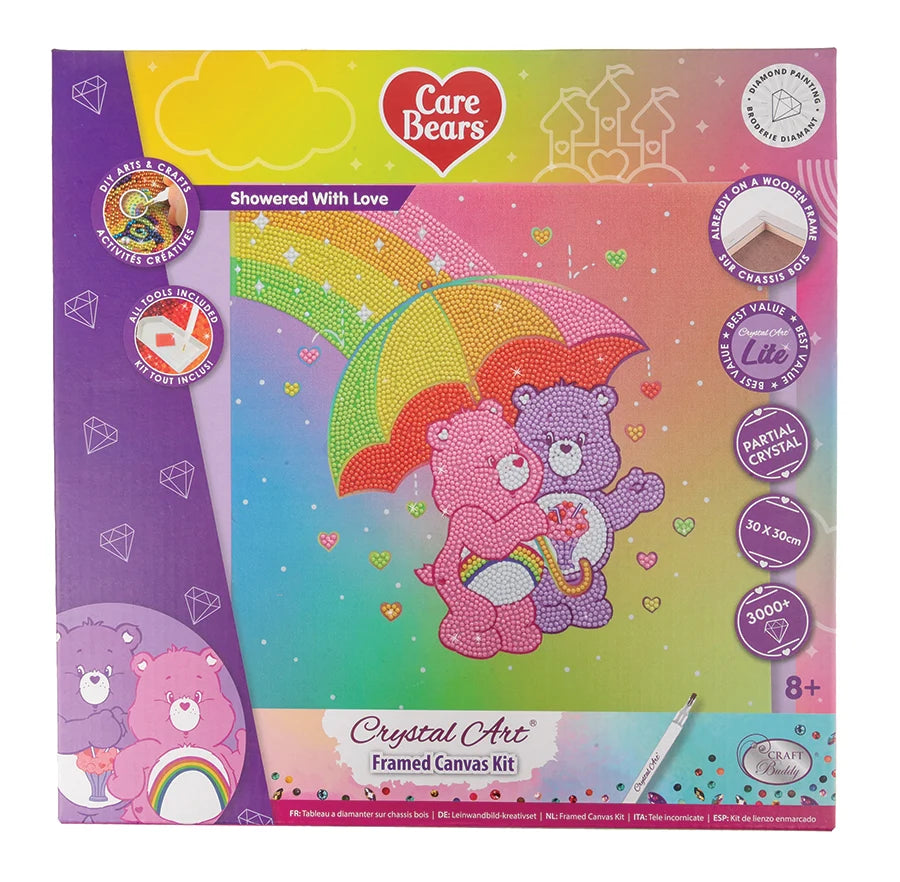 Crystal Art Mounted Kit - Showered With Love