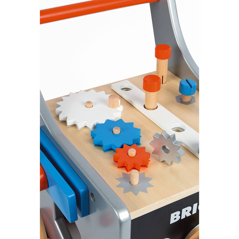 Magnetic Wooden Tool Trolley & Walker