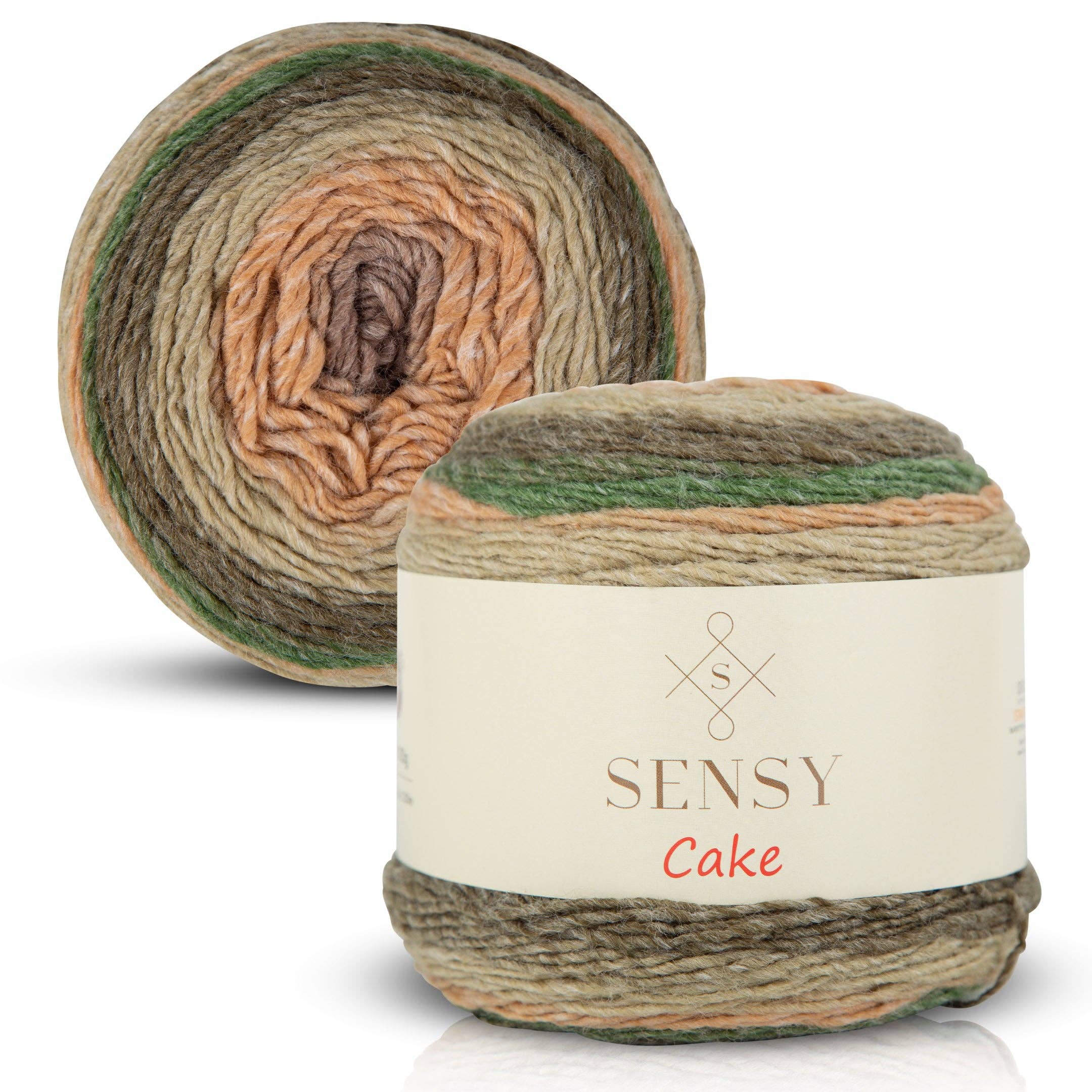 Sensy Cake Yarn, 5.3 oz, 525 Yards, Gauge 3 Light