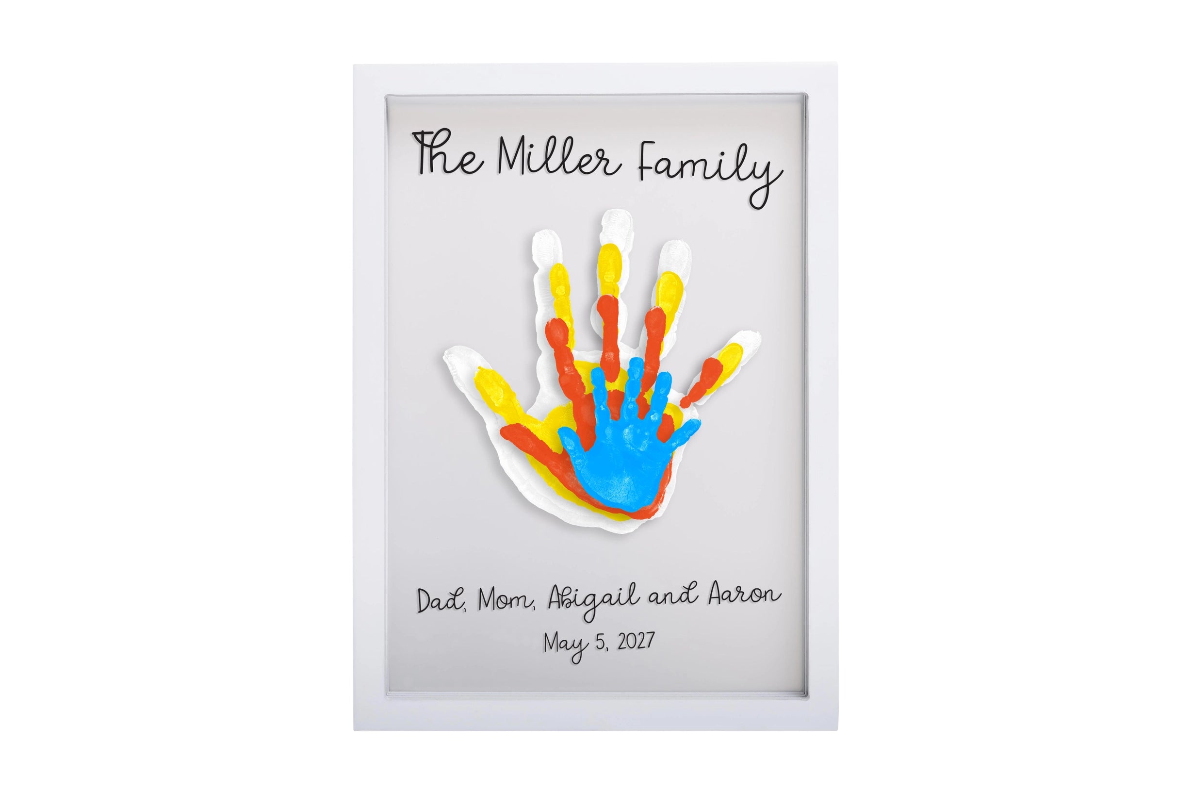 Clear Family Print Frame and Paint Kit