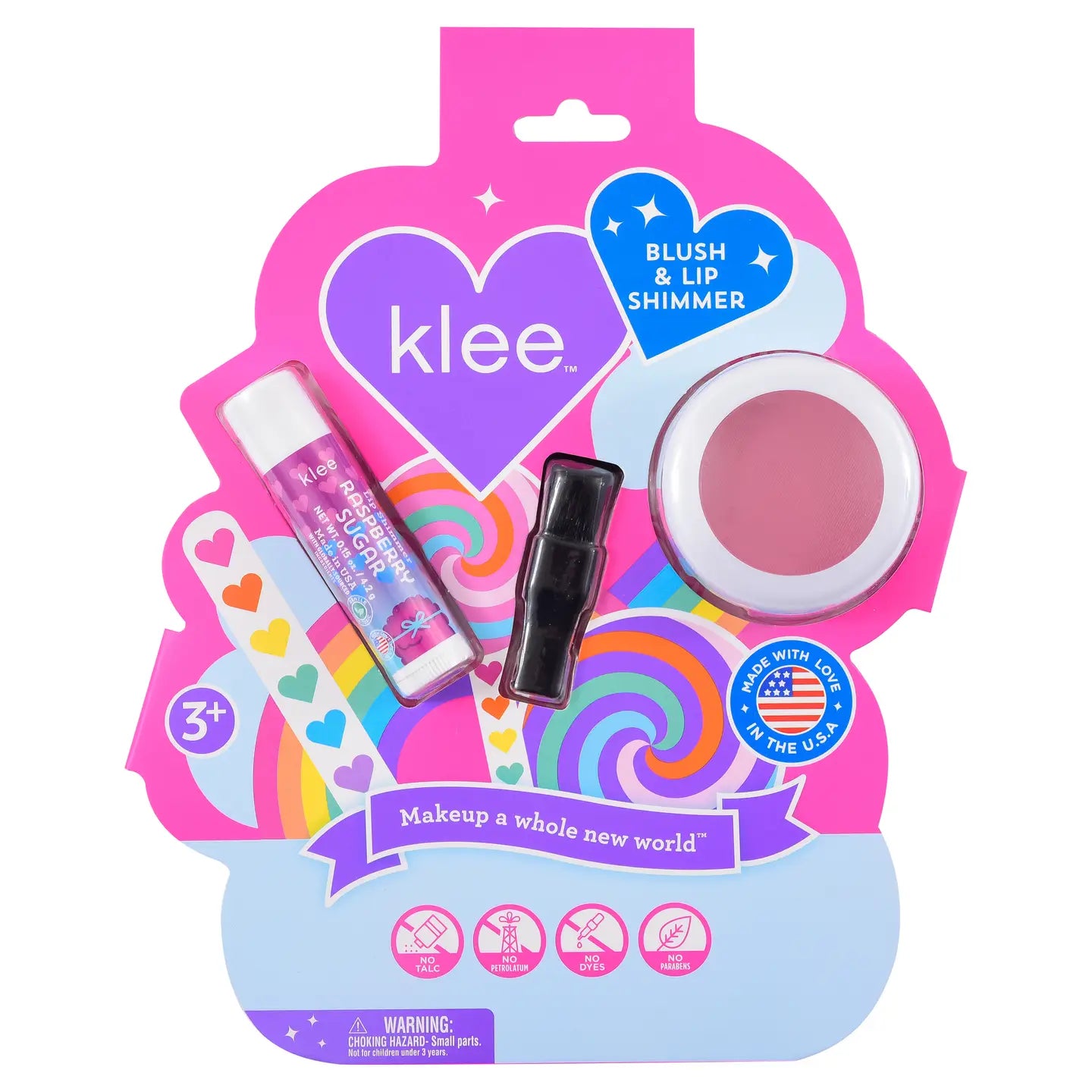 Klee Kids Seabreeze Spark Blush & Lip Shimmer Set