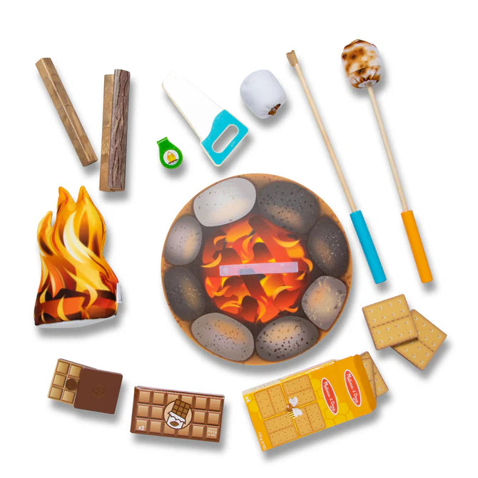 Melissa & Doug Let's Explore Campfire S'mores Playset