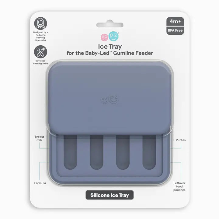 ezpz Gumline Feeder Ice Tray - Indigo