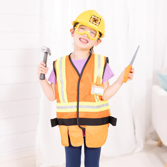 Melissa & Doug Construction Worker Role Play Costume Set