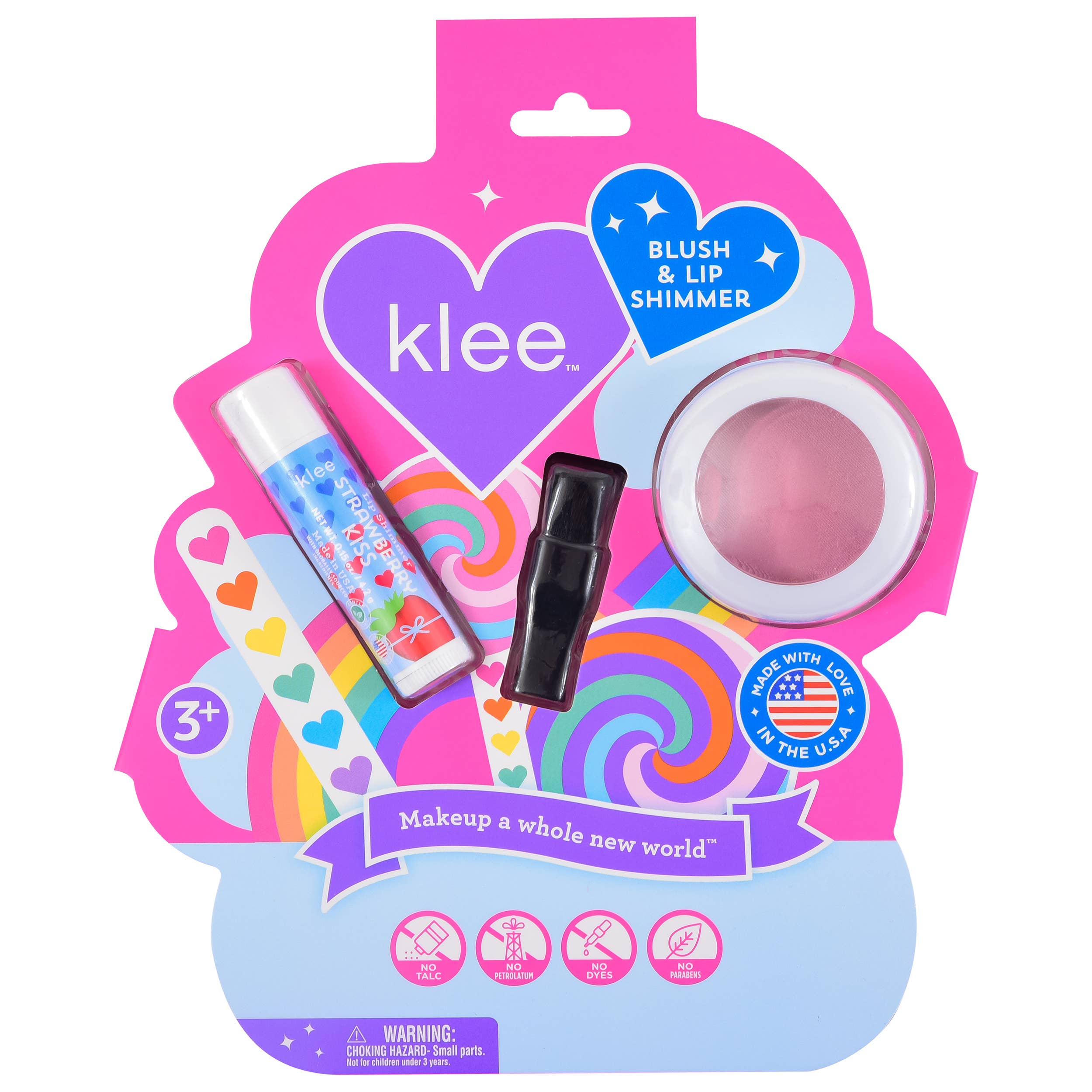 Klee Sunshine Whisper - Blush and Lip Shimmer Set