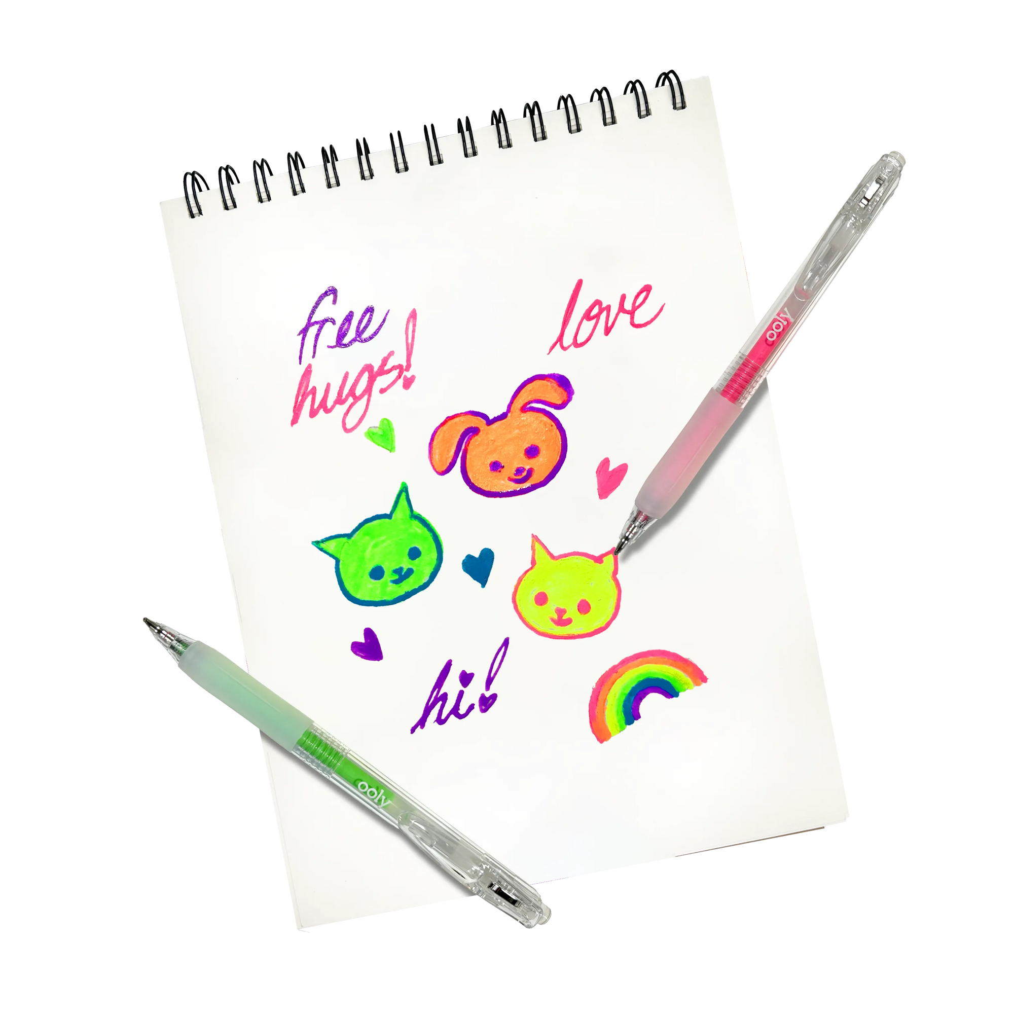 Ooly Jelly Gloss Neon Multi-Surface Deco Gel Pens