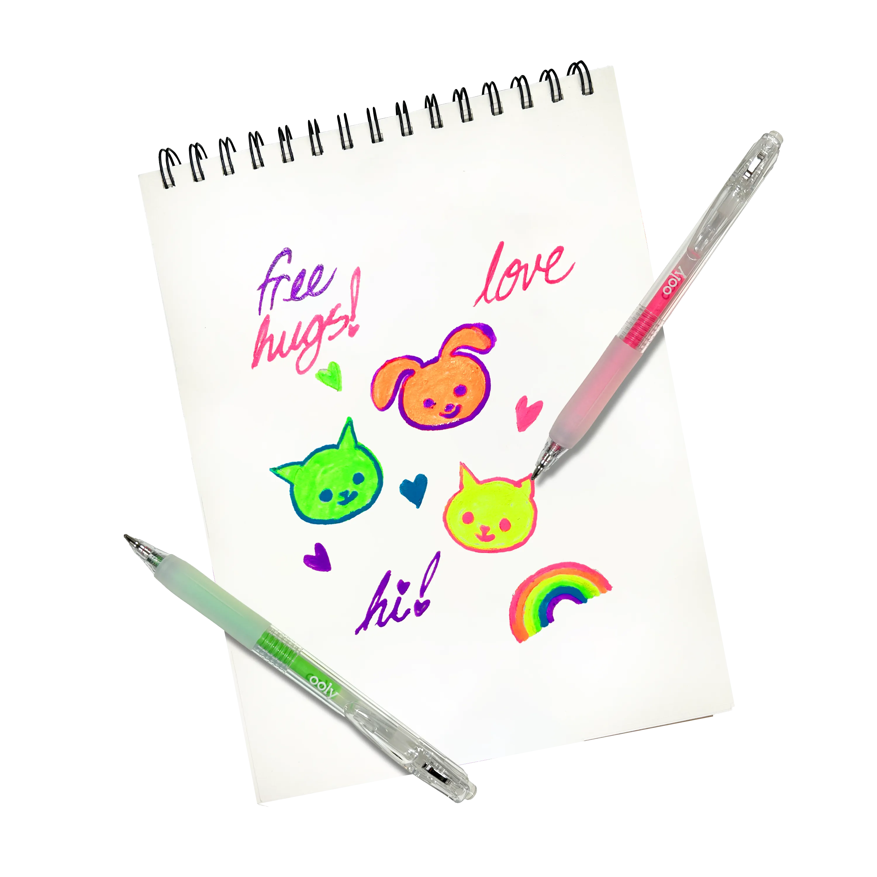 Ooly Jelly Gloss Neon Multi-Surface Deco Gel Pens