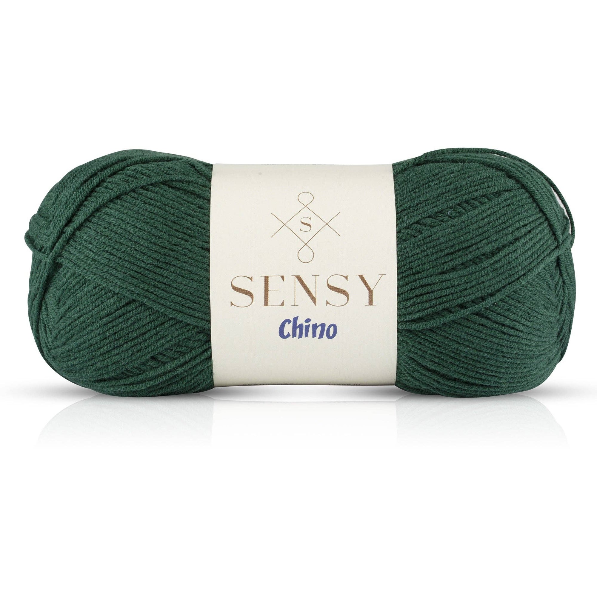 Sensy Chino Soft Cotton Yarn, 3.5 oz, 360 Yards, Gauge 2 Fine