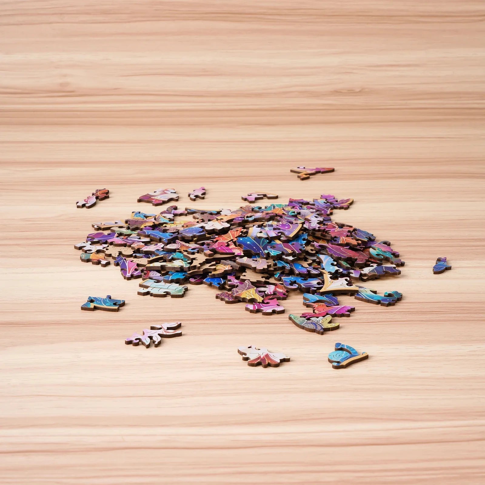 Mystic Mandala Flower 200 Piece Wooden Jigsaw Puzzle