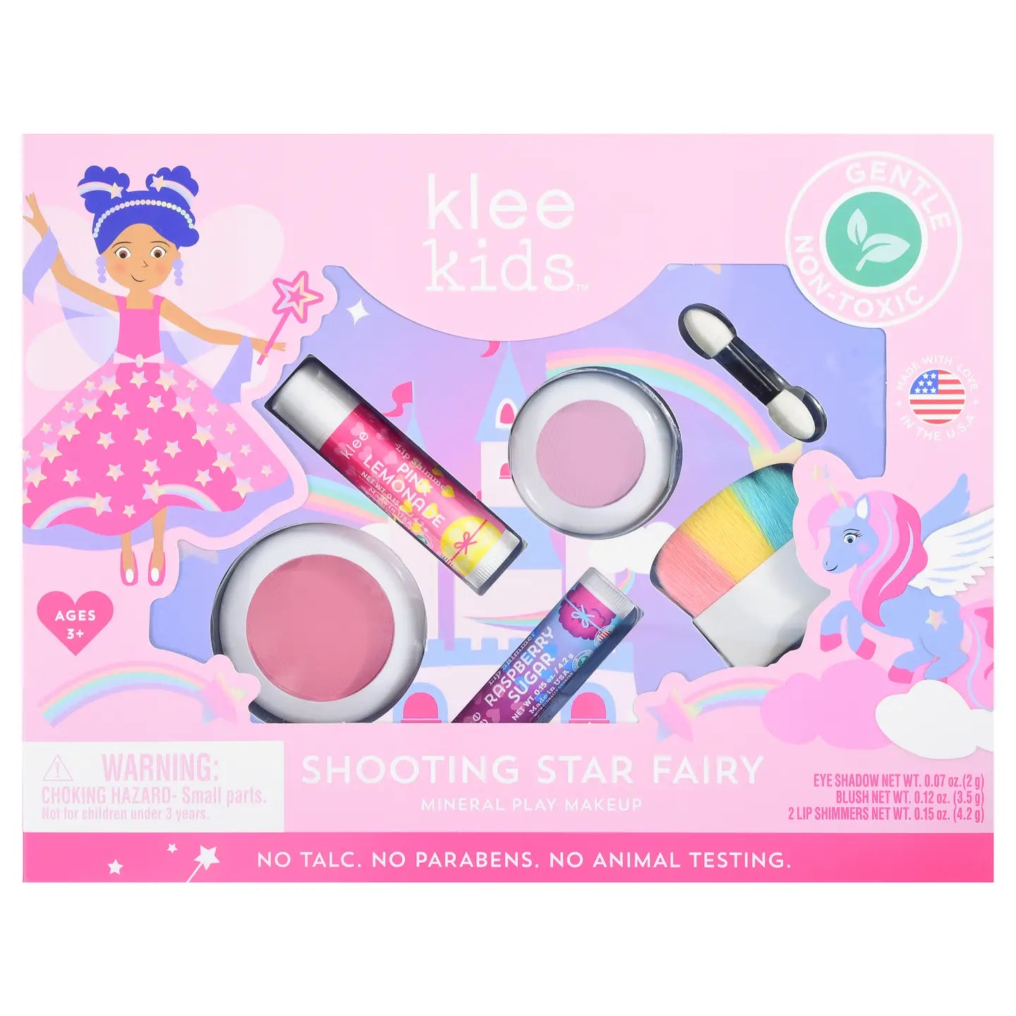 Klee Kids Shooting Star Fairy Makeup 4pc Kit