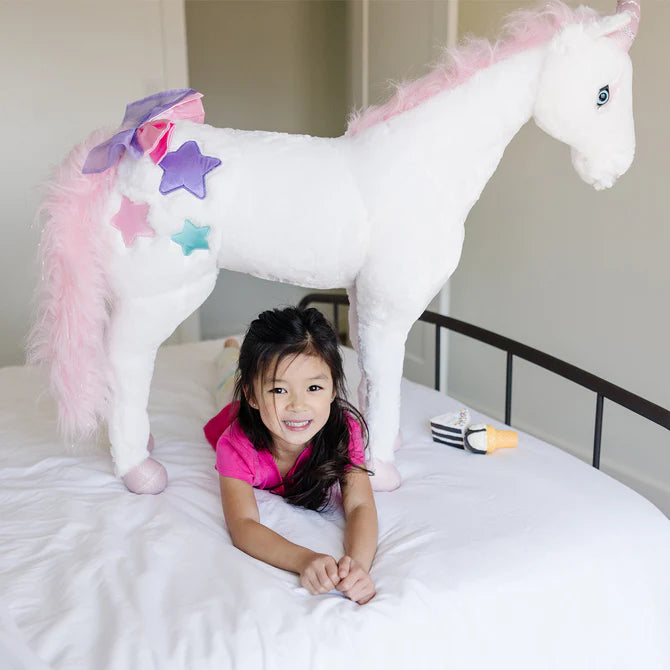 Melissa & Doug Unicorn Jumbo Stuffed Animal