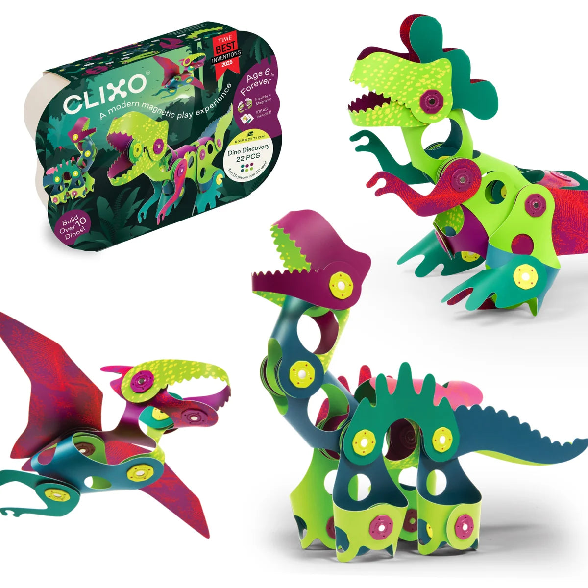 CLIXO Dino Discovery Pack