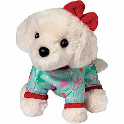 Holiday Puppy in Christmas PJs