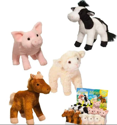 Douglas Farm Mini Sound Plush Assortment