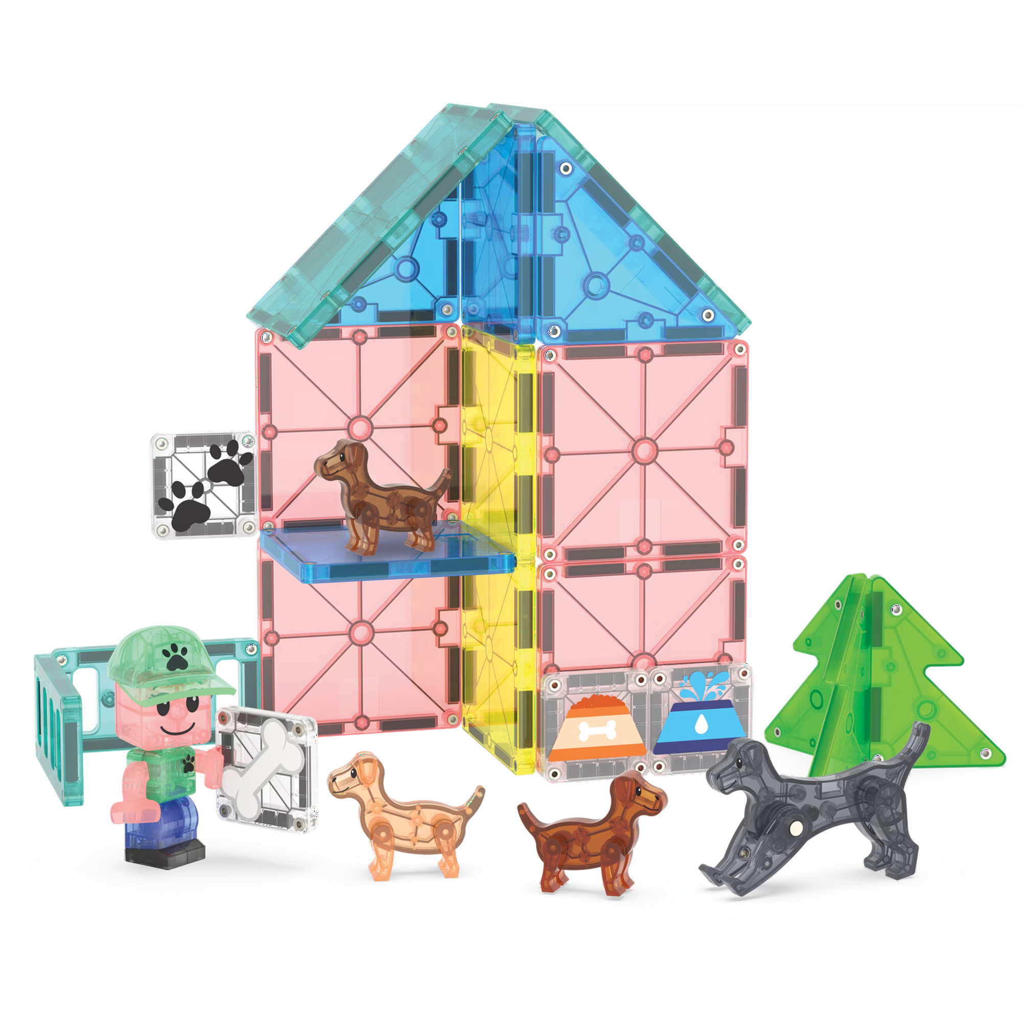 Magna-Tiles Puppy Park 27-Piece Set