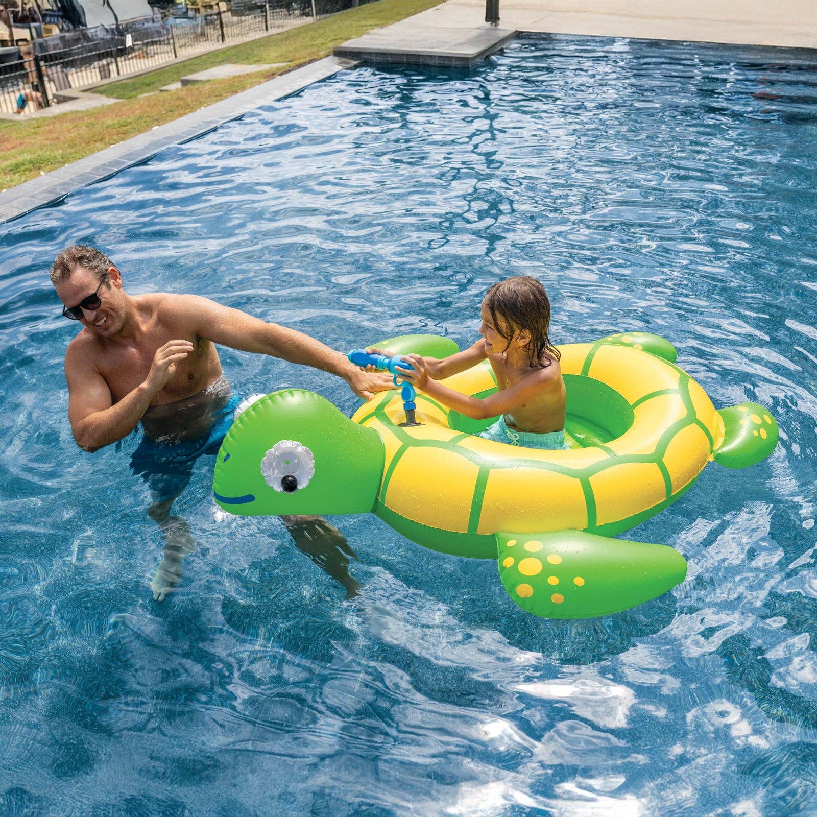 Turtle Water Blaster Pool Float