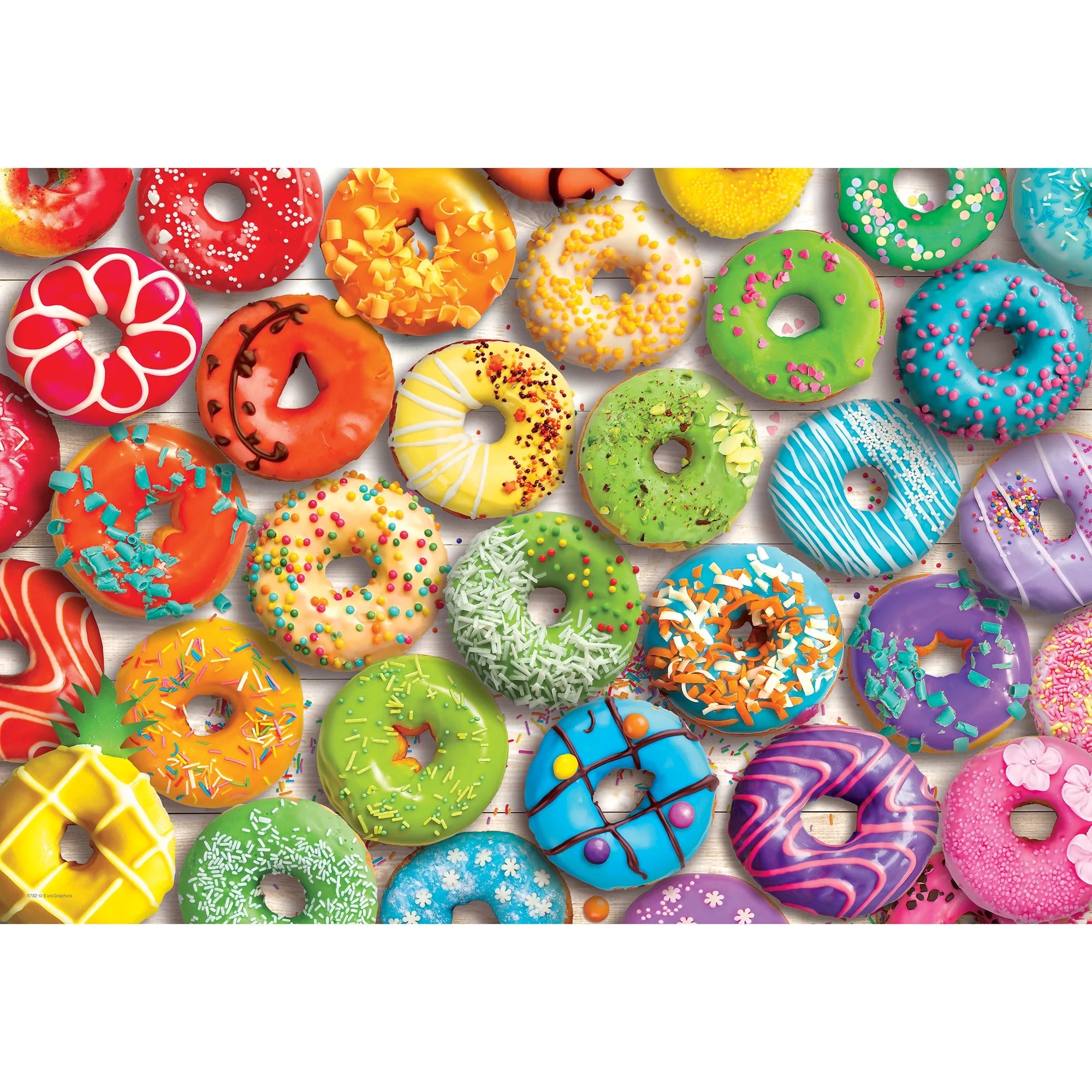 Eurographics Donut Rainbow 550 Piece Puzzle in Tin