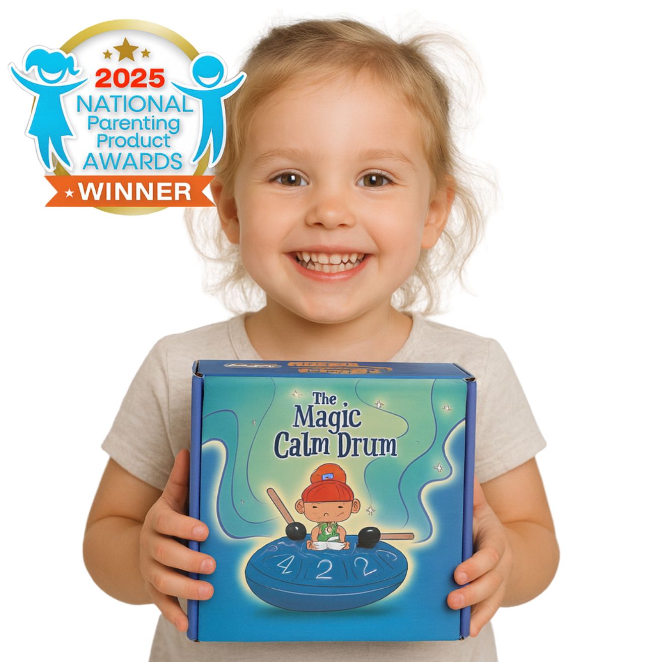 Magic Calm Drum – Steel Tongue Drum Gift Set with Storybook