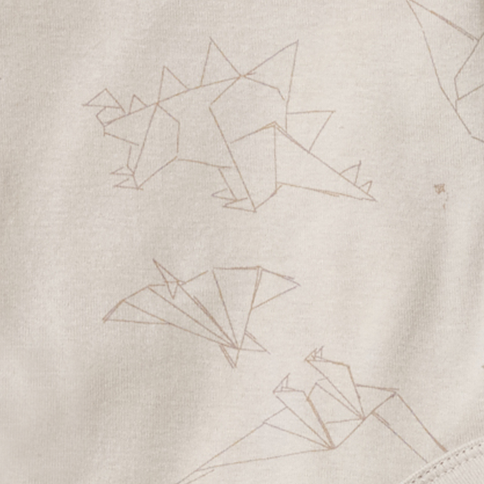 Burt's Bees Organic Cotton Origami Dinos Baby Bodysuit & Jumpsuit Set