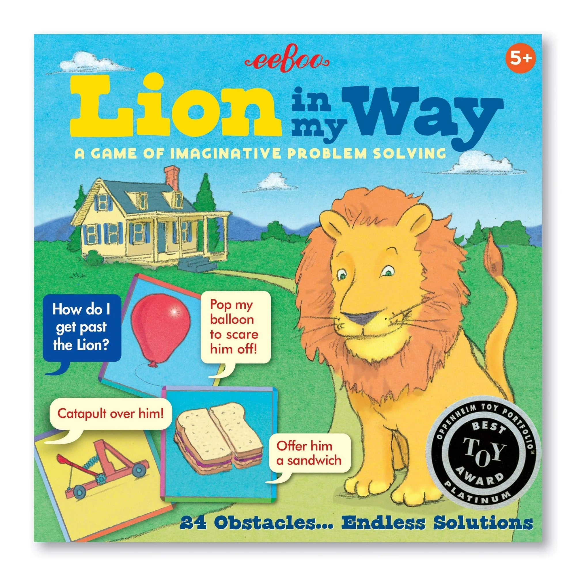 Lion in My Way Problem Solving Obstacle Board Game for Kids