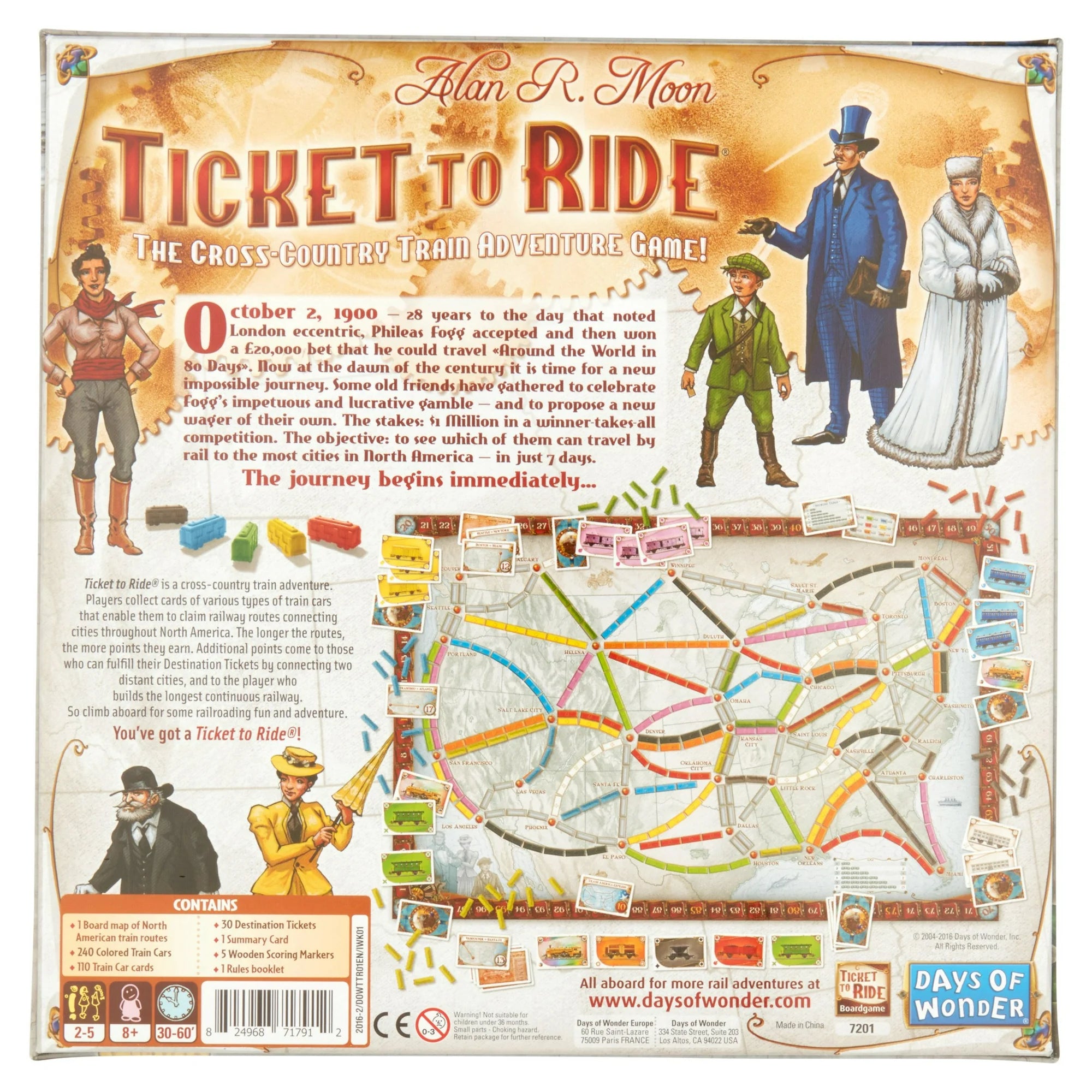 Ticket to Ride Strategy Board Game