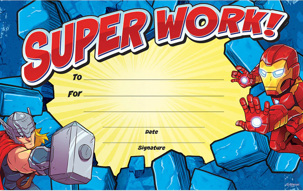 Marvel Super Work! Recognition Card