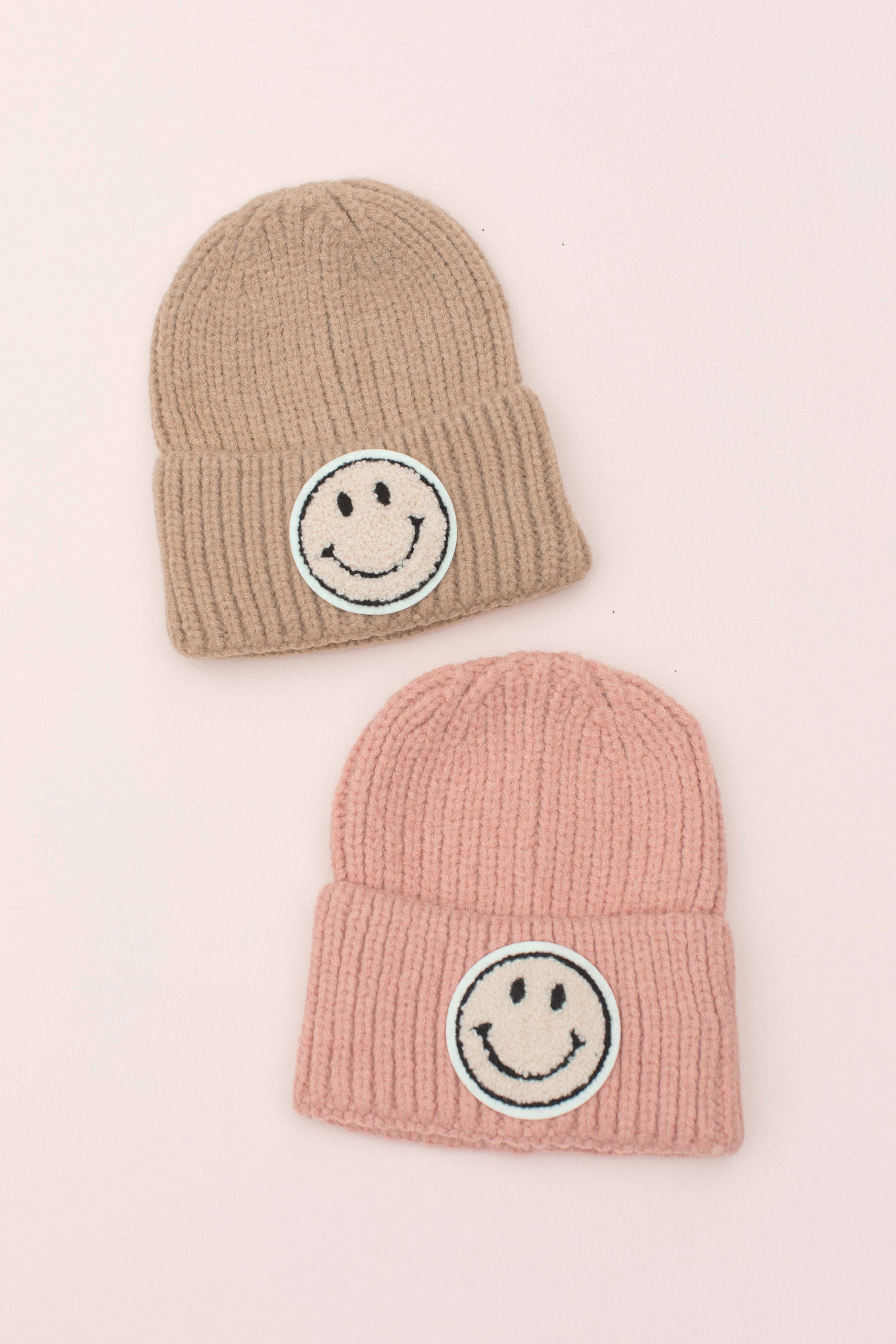 Kids Smile Knit Beanies