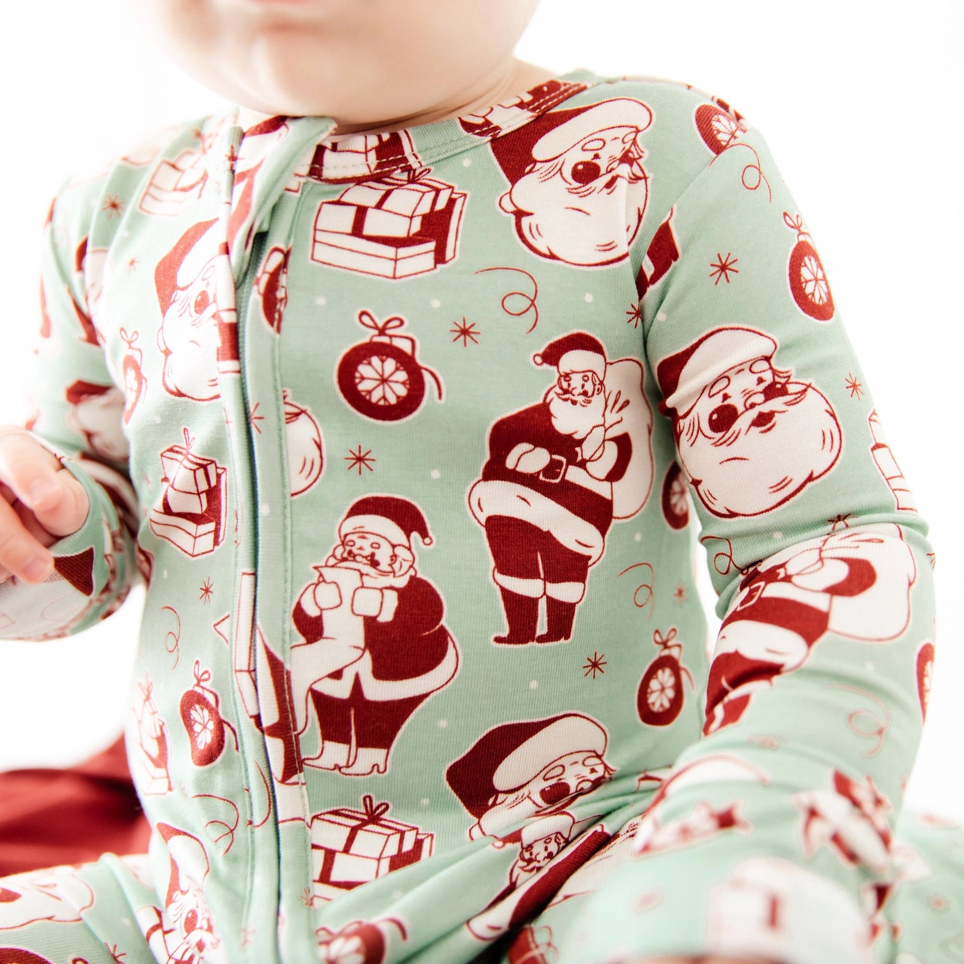 We Believe Convertible Footie - Wintergreen