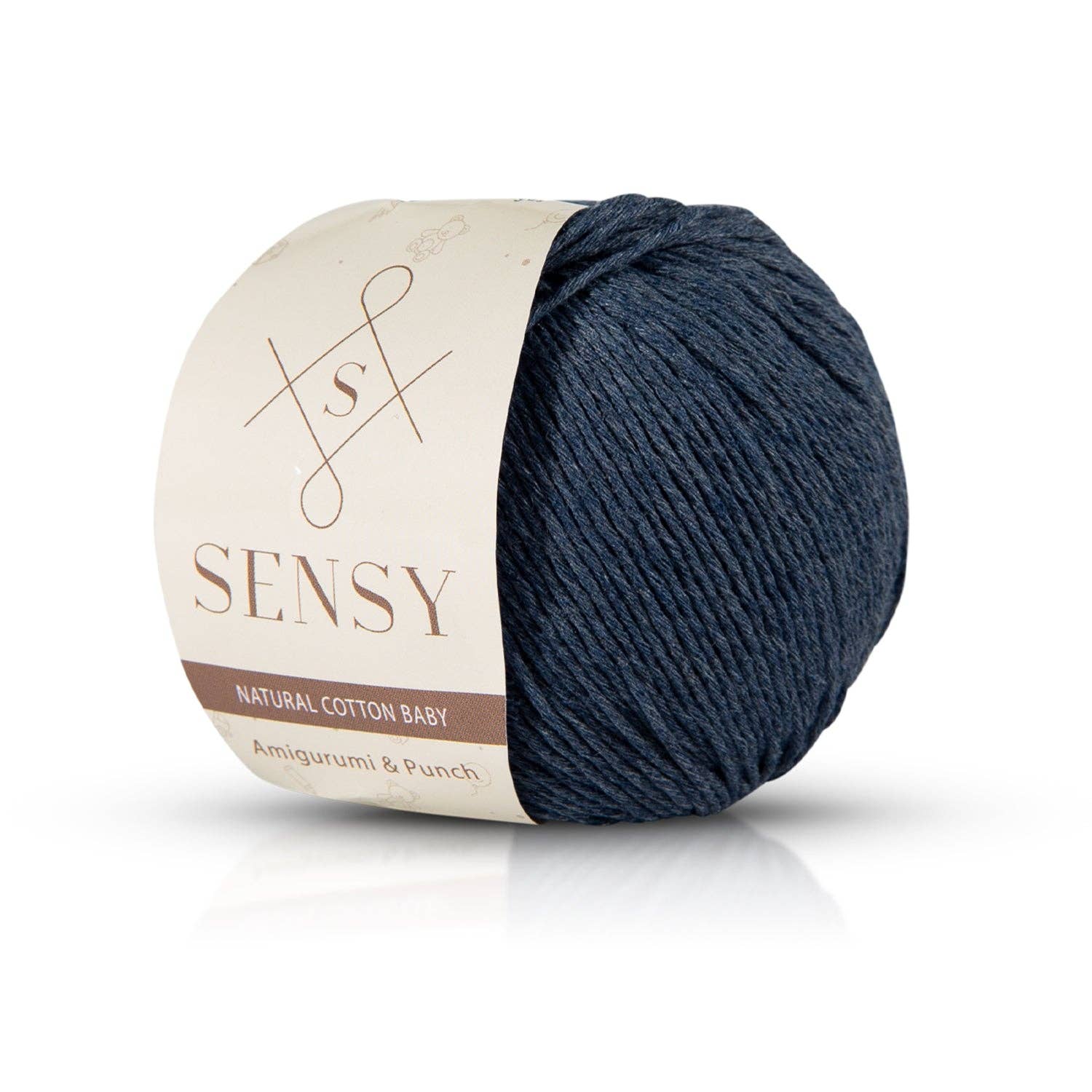 Sensy Premium Natural Baby Cotton 100% Cotton Yarn for Amigurumi Knitting and Crochet