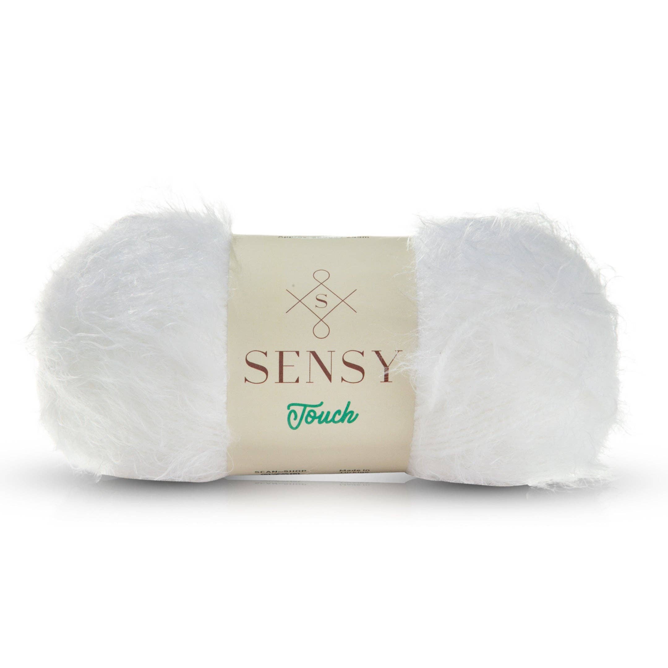 Sensy Touch Yarn, 3.5 oz, 268 Yards, Gauge 3 Light