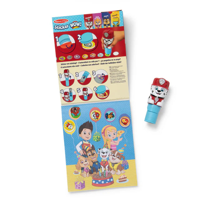 Melissa & Doug Sticker Wow! Activity Pad - PAW Patrol Marshall
