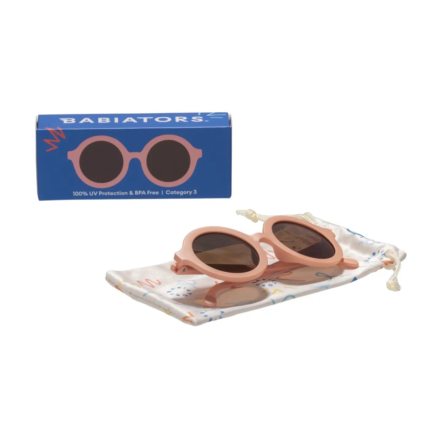 Babiators Peachy Keen Euro Round Baby and Kid Sunglasses