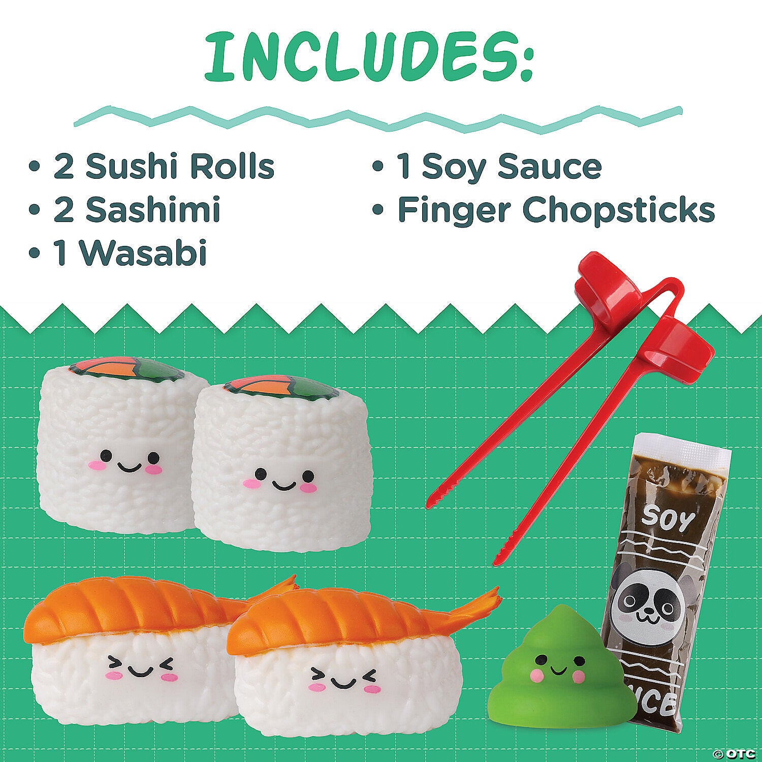 Foodie Fidgets Sushi Tray