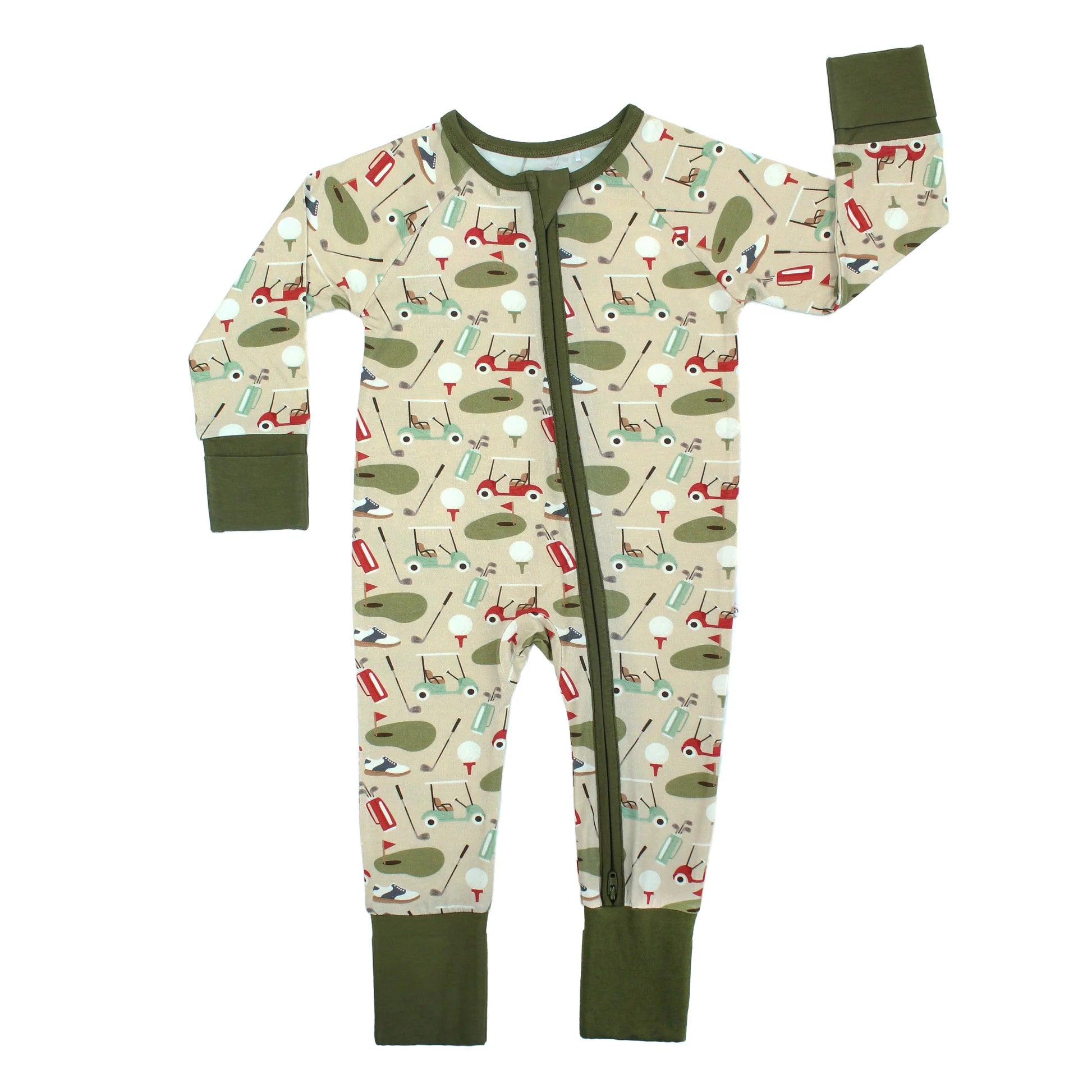 Tee Time Bamboo Footie Pajamas