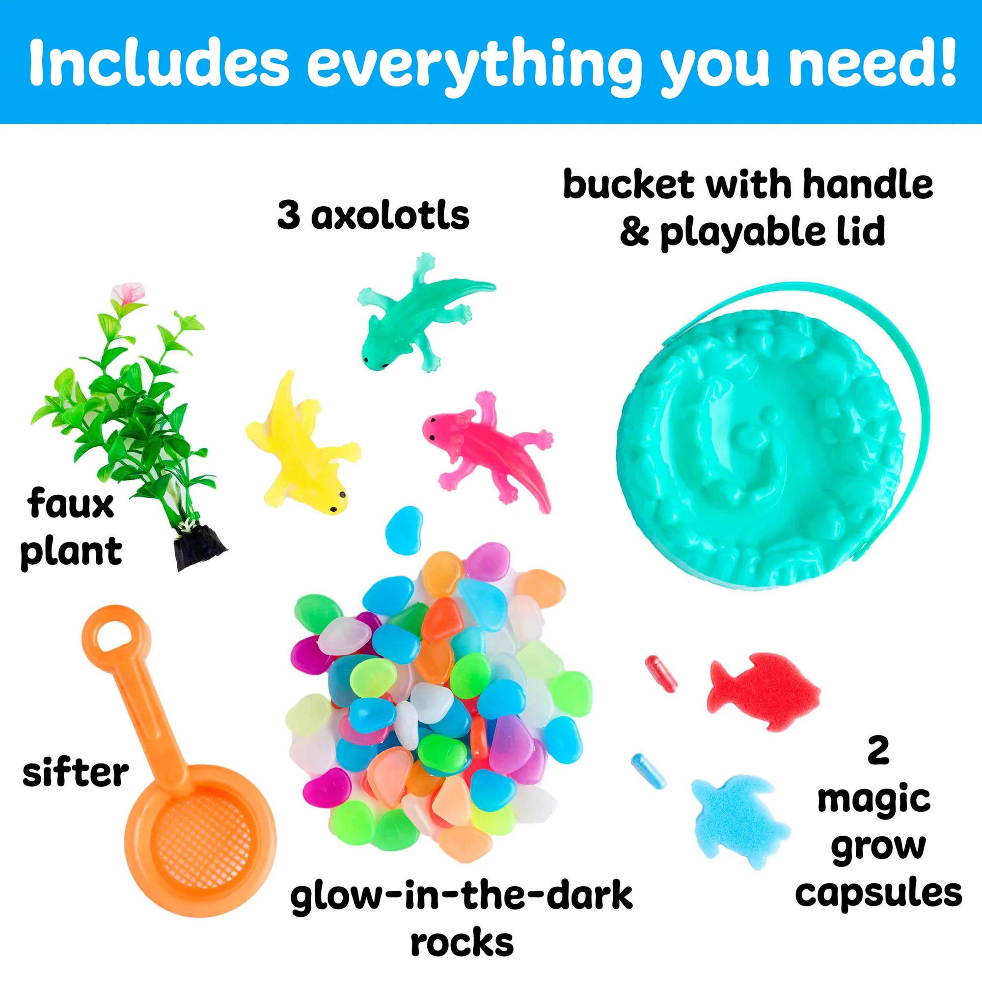 Sensory Adventure Water Play Axolotls