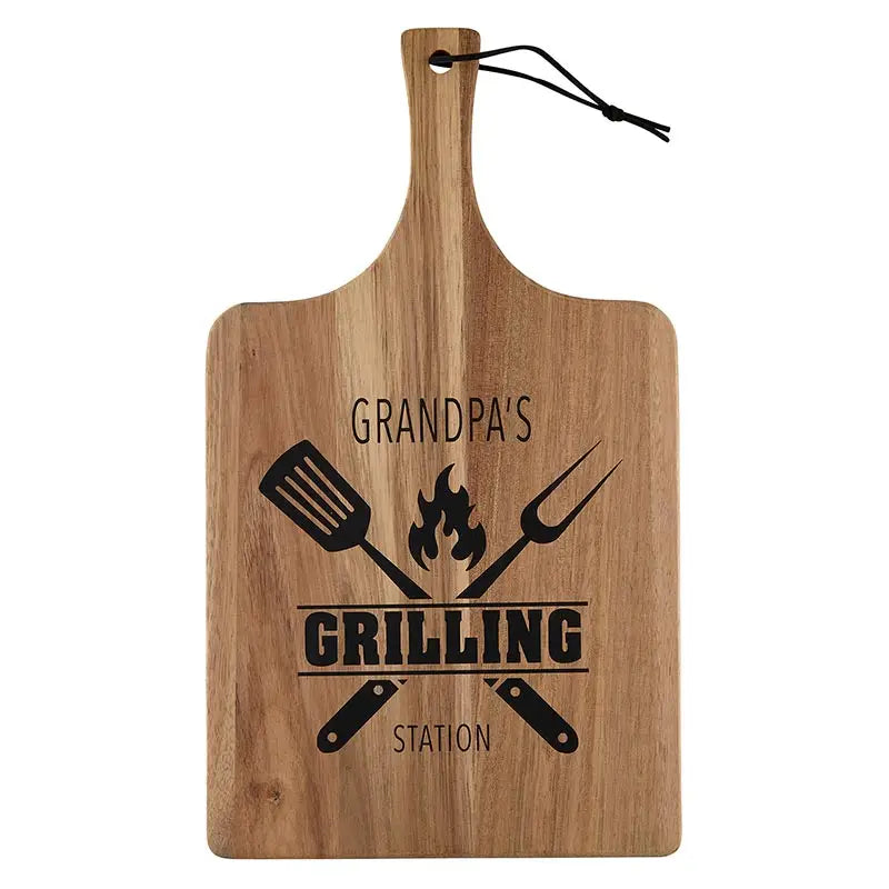 Grandpa's Grilling Station Cutting Board